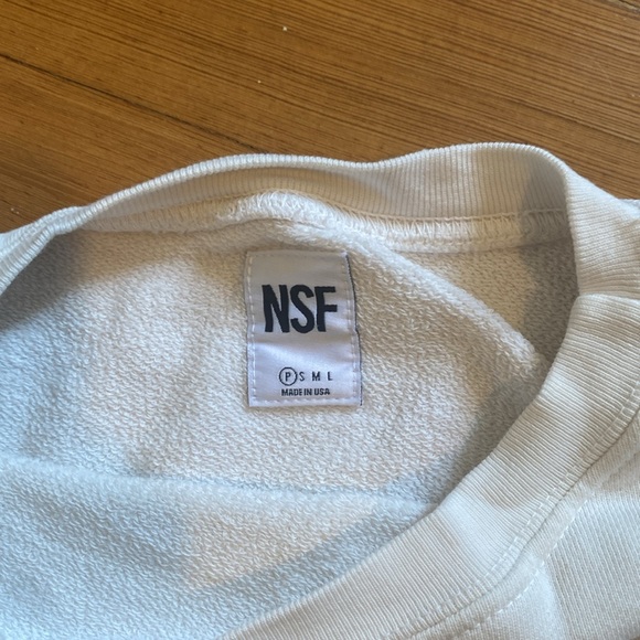 NSF distressed short sleeve crew neck - Picture 3 of 3